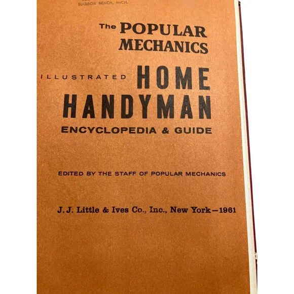Popular Mechanics 1961 Illustrated Home Handyman Encyclopedia Book 10 - Picture 3 of 16